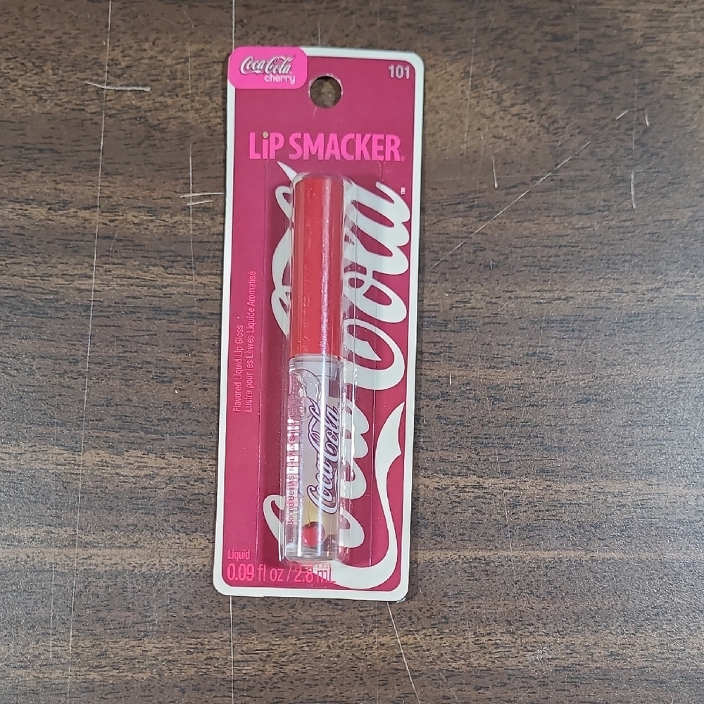 Coca Cola Cherry Lip Smacker Gloss - Vibrant Red NEW